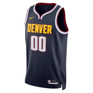Maglia Denver Nuggets Personalizzata Icon Edition Swingman Nero - Uomo