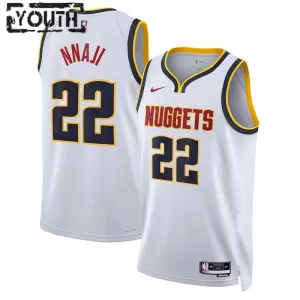 Maglia Denver Nuggets Zeke Nnaji 22 Association Edition Swingman Bianco - Bambino