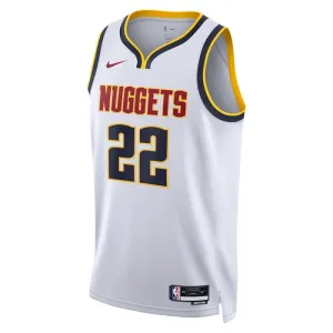 Maglia Denver Nuggets Zeke Nnaji 22 Association Edition Swingman Bianco - Uomo