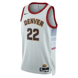 Maglia Denver Nuggets Zeke Nnaji 22 City Edition 2022-23 Swingman Grigio - Uomo