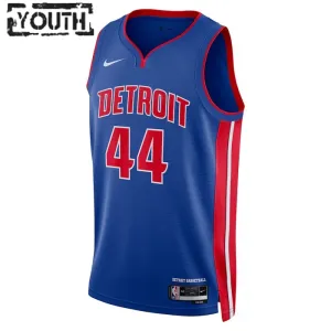 Maglia Detroit Pistons Bojan Bogdanovic 44 Icon Edition Swingman Blu - Bambino