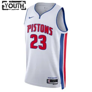 Maglia Detroit Pistons Jaden Ivey 23 Association Edition Swingman Bianco - Bambino