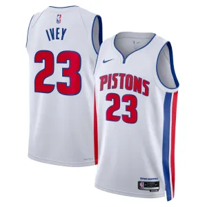 Maglia Detroit Pistons Jaden Ivey 23 Association Edition Swingman Bianco - Uomo