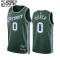Maglia Detroit Pistons jalen duren 0 City Edition 2022-23 Swingman Verde - Bambino
