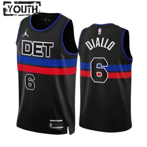 Maglia Detroit Pistons Jordan Hamidou Diallo 6 Statement Edition Swingman Nero - Bambino Maglia Detroit Pistons Jordan Hamidou Diallo 6 Statement Edition Swingman Nero - Bambino