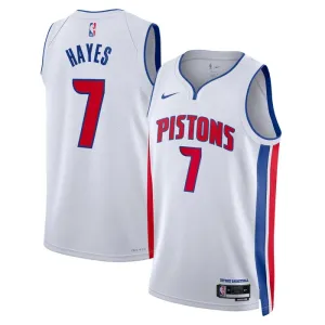 Maglia Detroit Pistons Killian Hayes 7 Association Edition Swingman Bianco - Uomo