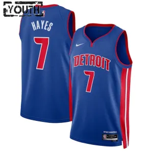 Maglia Detroit Pistons Killian Hayes 7 Icon Edition Swingman Blu - Bambino