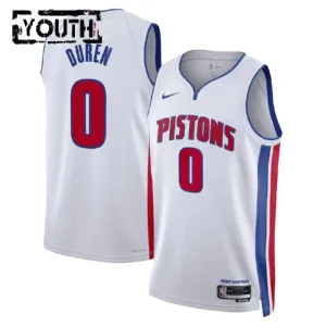 Maglia Detroit Pistons Personalizzata Association Edition Swingman Bianco - Bambino