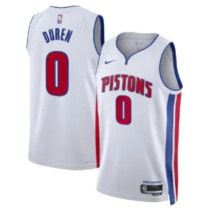 Maglia Detroit Pistons Personalizzata Association Edition Swingman Bianco - Uomo
