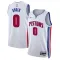 Maglia Detroit Pistons Personalizzata Association Edition Swingman Bianco - Uomo