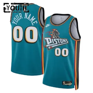 Maglia Detroit Pistons Personalizzata Classic Edition 2022-23 Swingman Teal - Bambino