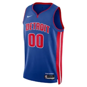 Maglia Detroit Pistons Personalizzata Icon Edition Swingman Blu - Uomo
