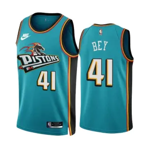 Maglia Detroit Pistons Saddiq Bey 41 Classic Edition 2022-23 Swingman Teal - Uomo Maglia Detroit Pistons Saddiq Bey 41 Classic Edition 2022-23 Swingman Teal - Uomo