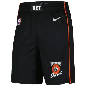 Pantaloncini Detroit Pistons City Edition 2023-24 Swingman Nero - Uomo