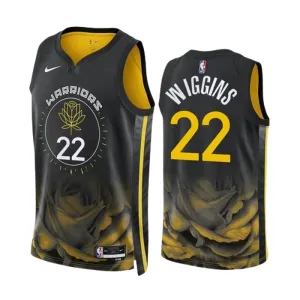 Maglia Golden State Warriors Andrew Wiggins 22 City Edition 2022-23 Swingman Nero - Uomo Maglia Golden State Warriors Andrew Wiggins 22 City Edition 2022-23 Swingman Nero - Uomo