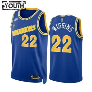 Maglia Golden State Warriors Andrew Wiggins 22 Classic Edition 2022-23 Swingman Blu - Bambino