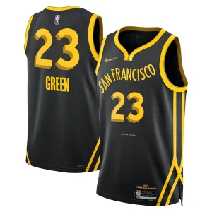 Maglia Golden State Warriors Draymond Green City Edition 2023-24 Swingman Nero - Uomo