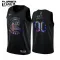 Maglia Golden State Warriors HWC Iridescent Edition Personalizzata Swingman Nero - Bambino