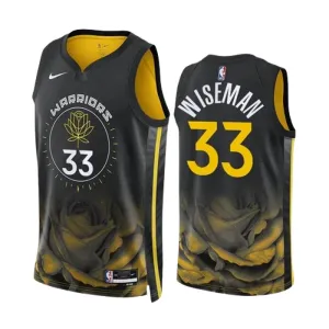 Maglia Golden State Warriors James Wiseman 33 City Edition 2022-23 Swingman Nero - Uomo Maglia Golden State Warriors James Wiseman 33 City Edition 2022-23 Swingman Nero - Uomo