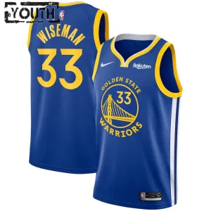 Maglia Golden State Warriors James Wiseman 33 Icon Edition Swingman Royal - Bambino