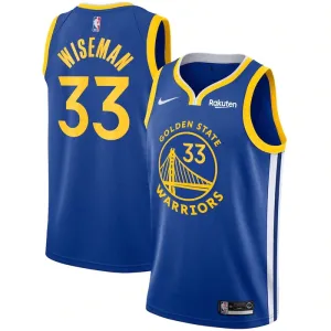 Maglia Golden State Warriors James Wiseman 33 Icon Edition Swingman Royal - Uomo