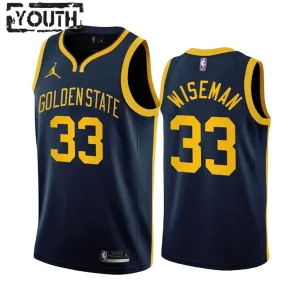 Maglia Golden State Warriors James Wiseman 33 Jordan Statement Edition Swingman Navy - Bambino Maglia Golden State Warriors James Wiseman 33 Jordan Statement Edition Swingman Navy - Bambino