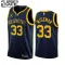 Maglia Golden State Warriors James Wiseman 33 Jordan Statement Edition Swingman Navy - Bambino