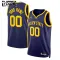 Maglia Golden State Warriors Jordan Personalizzata Statement Edition Swingman Navy - Bambino