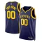 Maglia Golden State Warriors Jordan Personalizzata Statement Edition Swingman Navy - Uomo