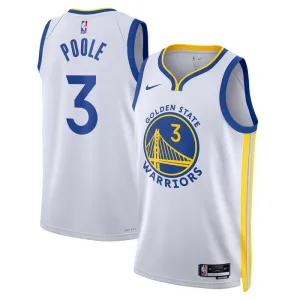 Maglia Golden State Warriors Jordan Poole 3 Association Edition Swingman Bianco - Uomo
