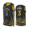 Maglia Golden State Warriors Jordan Poole 3 City Edition 2022-23 Swingman Nero - Uomo