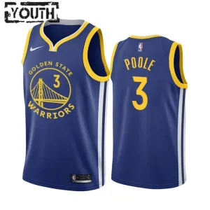 Maglia Golden State Warriors Jordan Poole 3 Icon Edition Swingman Royal - Bambino