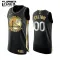 Maglia Golden State Warriors Limited Personalizzata Golden Edition Swingman Nero - Bambino