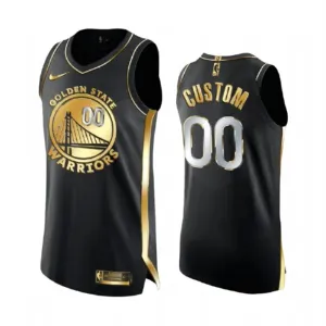 Maglia Golden State Warriors Limited Personalizzata Golden Edition Swingman Nero - Uomo Maglia Golden State Warriors Limited Personalizzata Golden Edition Swingman Nero - Uomo