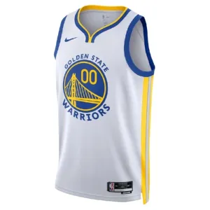 Maglia Golden State Warriors Personalizzata Association Edition Swingman Bianco - Uomo
