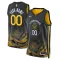 Maglia Golden State Warriors Personalizzata City Edition 2022-23 Swingman Nero - Uomo