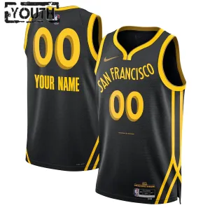 Maglia Golden State Warriors Personalizzata City Edition 2023-24 Swingman - Bambino