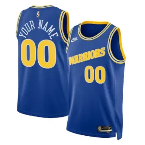 Maglia Golden State Warriors Personalizzata Classic Edition 2022-23 Swingman Blu - Uomo