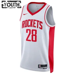 Maglia Houston Rockets Alperen Sengun 28 Association Edition Swingman Bianco - Bambino