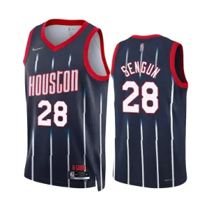 Maglia Houston Rockets Alperen Sengun 28 City Edition 2022-23 Swingman Navy - Uomo Maglia Houston Rockets Alperen Sengun 28 City Edition 2022-23 Swingman Navy - Uomo