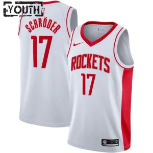 Maglia Houston Rockets Dennis Schroder 17 Association Edition Swingman Bianco - Bambino