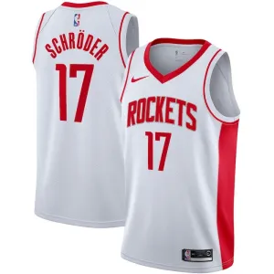 Maglia Houston Rockets Dennis Schroder 17 Association Edition Swingman Bianco - Uomo