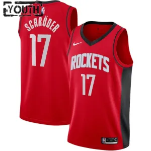 Maglia Houston Rockets Dennis Schroder 17 Icon Edition Swingman Rosso - Bambino