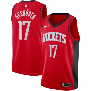 Maglia Houston Rockets Dennis Schroder 17 Icon Edition Swingman Rosso - Uomo