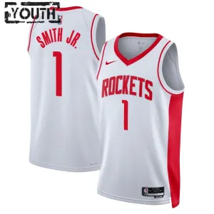 Maglia Houston Rockets Jabari Smith JR 1 Association Edition Swingman Bianco - Bambino