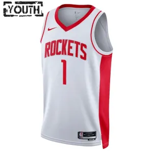 Maglia Houston Rockets Jabari Smith JR 1 Association Edition Swingman Bianco - Bambino