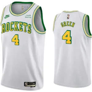 Maglia Houston Rockets Jalen Green 0 Classic Edition 2022-23 Swingman Bianco - Uomo Maglia Houston Rockets Jalen Green 0 Classic Edition 2022-23 Swingman Bianco - Uomo