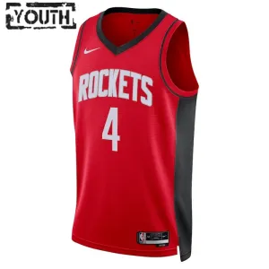 Maglia Houston Rockets Jalen Green 0 Icon Edition Swingman Rosso - Bambino