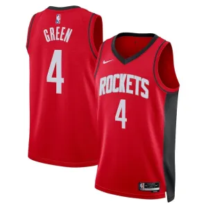 Maglia Houston Rockets Jalen Green 0 Icon Edition Swingman Rosso - Uomo