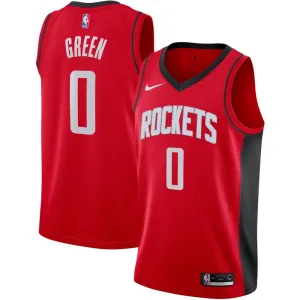 Maglia Houston Rockets Jalen Green 0 Icon Edition Swingman Rosso - Uomo